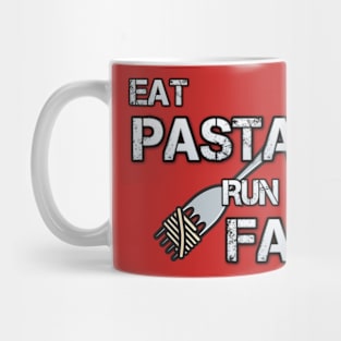 Eat Pasta, Run fasta Mug